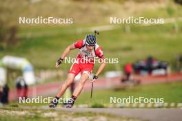 21.10.2023, Arcon, France (FRA): Ian Martinet (FRA) - Biathlon Samse Summer Tour, sprint, Arcon (FRA). www.nordicfocus.com. © Thibaut/NordicFocus. Every downloaded picture is fee-liable.
