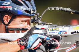 21.10.2023, Arcon, France (FRA): Quentin Fillon Maillet (FRA) - Biathlon Samse Summer Tour, sprint, Arcon (FRA). www.nordicfocus.com. © Thibaut/NordicFocus. Every downloaded picture is fee-liable.