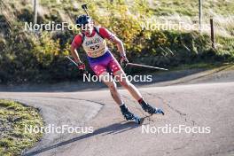 21.10.2023, Arcon, France (FRA): Ilann Dupont (FRA) - Biathlon Samse Summer Tour, sprint, Arcon (FRA). www.nordicfocus.com. © Thibaut/NordicFocus. Every downloaded picture is fee-liable.