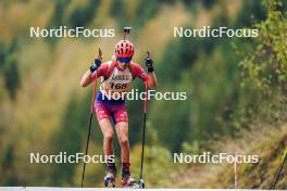 21.10.2023, Arcon, France (FRA): Simon Bulle (FRA) - Biathlon Samse Summer Tour, sprint, Arcon (FRA). www.nordicfocus.com. © Thibaut/NordicFocus. Every downloaded picture is fee-liable.