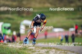 21.10.2023, Arcon, France (FRA): Cesar Bauvais (BEL) - Biathlon Samse Summer Tour, sprint, Arcon (FRA). www.nordicfocus.com. © Thibaut/NordicFocus. Every downloaded picture is fee-liable.
