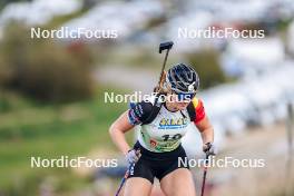 21.10.2023, Arcon, France (FRA): Maya Cloetens (BEL) - Biathlon Samse Summer Tour, sprint, Arcon (FRA). www.nordicfocus.com. © Thibaut/NordicFocus. Every downloaded picture is fee-liable.