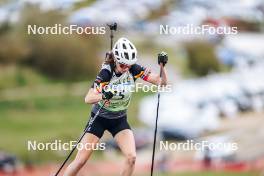 21.10.2023, Arcon, France (FRA): Eve Bouvard (BEL) - Biathlon Samse Summer Tour, sprint, Arcon (FRA). www.nordicfocus.com. © Thibaut/NordicFocus. Every downloaded picture is fee-liable.
