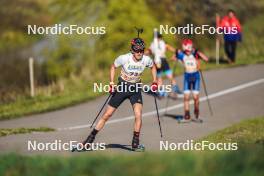 21.10.2023, Arcon, France (FRA): Emilien Boyer (FRA) - Biathlon Samse Summer Tour, sprint, Arcon (FRA). www.nordicfocus.com. © Thibaut/NordicFocus. Every downloaded picture is fee-liable.