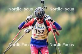 21.10.2023, Arcon, France (FRA): Alix Blondeau Toiny (FRA) - Biathlon Samse Summer Tour, sprint, Arcon (FRA). www.nordicfocus.com. © Thibaut/NordicFocus. Every downloaded picture is fee-liable.