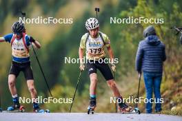 21.10.2023, Arcon, France (FRA): Charly Grenard (FRA) - Biathlon Samse Summer Tour, sprint, Arcon (FRA). www.nordicfocus.com. © Thibaut/NordicFocus. Every downloaded picture is fee-liable.