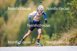 21.10.2023, Arcon, France (FRA): Emile Perrillat Bottonet (FRA) - Biathlon Samse Summer Tour, sprint, Arcon (FRA). www.nordicfocus.com. © Thibaut/NordicFocus. Every downloaded picture is fee-liable.