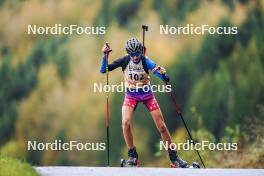 21.10.2023, Arcon, France (FRA): Martin Perrot (FRA) - Biathlon Samse Summer Tour, sprint, Arcon (FRA). www.nordicfocus.com. © Thibaut/NordicFocus. Every downloaded picture is fee-liable.
