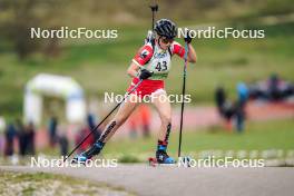 21.10.2023, Arcon, France (FRA): Themice Fontaine (FRA) - Biathlon Samse Summer Tour, sprint, Arcon (FRA). www.nordicfocus.com. © Thibaut/NordicFocus. Every downloaded picture is fee-liable.