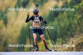 21.10.2023, Arcon, France (FRA): Aymeric Deloche (FRA) - Biathlon Samse Summer Tour, sprint, Arcon (FRA). www.nordicfocus.com. © Thibaut/NordicFocus. Every downloaded picture is fee-liable.