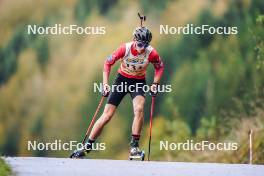 21.10.2023, Arcon, France (FRA): Clovis Henocq (FRA) - Biathlon Samse Summer Tour, sprint, Arcon (FRA). www.nordicfocus.com. © Thibaut/NordicFocus. Every downloaded picture is fee-liable.