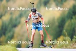 21.10.2023, Arcon, France (FRA): Mael Bois (FRA) - Biathlon Samse Summer Tour, sprint, Arcon (FRA). www.nordicfocus.com. © Thibaut/NordicFocus. Every downloaded picture is fee-liable.