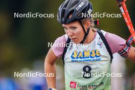 21.10.2023, Arcon, France (FRA): Oceane Michelon (FRA) - Biathlon Samse Summer Tour, sprint, Arcon (FRA). www.nordicfocus.com. © Thibaut/NordicFocus. Every downloaded picture is fee-liable.
