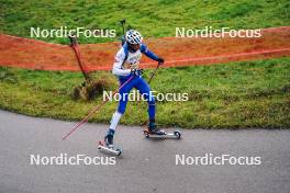 21.10.2023, Arcon, France (FRA): Adrian Dorel (FRA) - Biathlon Samse Summer Tour, sprint, Arcon (FRA). www.nordicfocus.com. © Thibaut/NordicFocus. Every downloaded picture is fee-liable.