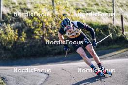 21.10.2023, Arcon, France (FRA): Lucas Fratzscher (GER) - Biathlon Samse Summer Tour, sprint, Arcon (FRA). www.nordicfocus.com. © Thibaut/NordicFocus. Every downloaded picture is fee-liable.