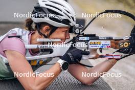 21.10.2023, Arcon, France (FRA): Chloe Chevalier (FRA) - Biathlon Samse Summer Tour, sprint, Arcon (FRA). www.nordicfocus.com. © Thibaut/NordicFocus. Every downloaded picture is fee-liable.