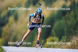 21.10.2023, Arcon, France (FRA): Nolan Claudel (FRA) - Biathlon Samse Summer Tour, sprint, Arcon (FRA). www.nordicfocus.com. © Thibaut/NordicFocus. Every downloaded picture is fee-liable.