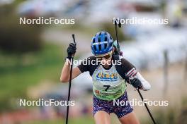 21.10.2023, Arcon, France (FRA): Louise Roguet (FRA) - Biathlon Samse Summer Tour, sprint, Arcon (FRA). www.nordicfocus.com. © Thibaut/NordicFocus. Every downloaded picture is fee-liable.