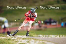 21.10.2023, Arcon, France (FRA): Martin Botet (FRA) - Biathlon Samse Summer Tour, sprint, Arcon (FRA). www.nordicfocus.com. © Thibaut/NordicFocus. Every downloaded picture is fee-liable.