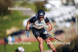 21.10.2023, Arcon, France (FRA): Julien Petitjacques (BEL) - Biathlon Samse Summer Tour, sprint, Arcon (FRA). www.nordicfocus.com. © Thibaut/NordicFocus. Every downloaded picture is fee-liable.