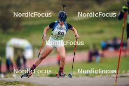 21.10.2023, Arcon, France (FRA): Caroline Lebay (FRA) - Biathlon Samse Summer Tour, sprint, Arcon (FRA). www.nordicfocus.com. © Thibaut/NordicFocus. Every downloaded picture is fee-liable.