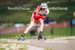21.10.2023, Arcon, France (FRA): Antonin Delsol (FRA) - Biathlon Samse Summer Tour, sprint, Arcon (FRA). www.nordicfocus.com. © Thibaut/NordicFocus. Every downloaded picture is fee-liable.