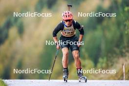 21.10.2023, Arcon, France (FRA): Jules Perignon (FRA) - Biathlon Samse Summer Tour, sprint, Arcon (FRA). www.nordicfocus.com. © Thibaut/NordicFocus. Every downloaded picture is fee-liable.