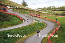 21.10.2023, Arcon, France (FRA): Tristan Bois (FRA) - Biathlon Samse Summer Tour, sprint, Arcon (FRA). www.nordicfocus.com. © Thibaut/NordicFocus. Every downloaded picture is fee-liable.