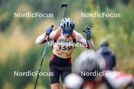21.10.2023, Arcon, France (FRA): Paul Cartier (FRA) - Biathlon Samse Summer Tour, sprint, Arcon (FRA). www.nordicfocus.com. © Thibaut/NordicFocus. Every downloaded picture is fee-liable.