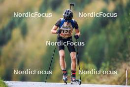 21.10.2023, Arcon, France (FRA): Antonin Soulie (FRA) - Biathlon Samse Summer Tour, sprint, Arcon (FRA). www.nordicfocus.com. © Thibaut/NordicFocus. Every downloaded picture is fee-liable.