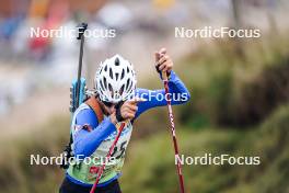 21.10.2023, Arcon, France (FRA): Paulin Voldiya Galmace (FRA) - Biathlon Samse Summer Tour, sprint, Arcon (FRA). www.nordicfocus.com. © Thibaut/NordicFocus. Every downloaded picture is fee-liable.