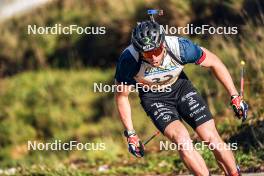 21.10.2023, Arcon, France (FRA): Emilien Claude (FRA) - Biathlon Samse Summer Tour, sprint, Arcon (FRA). www.nordicfocus.com. © Thibaut/NordicFocus. Every downloaded picture is fee-liable.