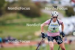 21.10.2023, Arcon, France (FRA): Chloe Chevalier (FRA) - Biathlon Samse Summer Tour, sprint, Arcon (FRA). www.nordicfocus.com. © Thibaut/NordicFocus. Every downloaded picture is fee-liable.