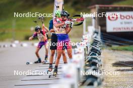 21.10.2023, Arcon, France (FRA): Timeo Amiotte (FRA) - Biathlon Samse Summer Tour, sprint, Arcon (FRA). www.nordicfocus.com. © Thibaut/NordicFocus. Every downloaded picture is fee-liable.