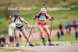 21.10.2023, Arcon, France (FRA): Marion Gravier (FRA) - Biathlon Samse Summer Tour, sprint, Arcon (FRA). www.nordicfocus.com. © Thibaut/NordicFocus. Every downloaded picture is fee-liable.