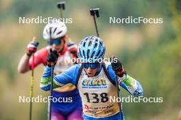21.10.2023, Arcon, France (FRA): Lilian Kembellec (FRA) - Biathlon Samse Summer Tour, sprint, Arcon (FRA). www.nordicfocus.com. © Thibaut/NordicFocus. Every downloaded picture is fee-liable.