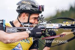 21.10.2023, Arcon, France (FRA): Emilien Jacquelin (FRA) - Biathlon Samse Summer Tour, sprint, Arcon (FRA). www.nordicfocus.com. © Thibaut/NordicFocus. Every downloaded picture is fee-liable.