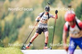 21.10.2023, Arcon, France (FRA): Valentin Sermet Magdelain (FRA) - Biathlon Samse Summer Tour, sprint, Arcon (FRA). www.nordicfocus.com. © Thibaut/NordicFocus. Every downloaded picture is fee-liable.