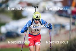 21.10.2023, Arcon, France (FRA): Nathanael Peaquin (FRA) - Biathlon Samse Summer Tour, sprint, Arcon (FRA). www.nordicfocus.com. © Thibaut/NordicFocus. Every downloaded picture is fee-liable.