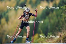 21.10.2023, Arcon, France (FRA): Mathis Yvoz (FRA) - Biathlon Samse Summer Tour, sprint, Arcon (FRA). www.nordicfocus.com. © Thibaut/NordicFocus. Every downloaded picture is fee-liable.
