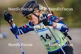 21.10.2023, Arcon, France (FRA): Sophie Chauveau (FRA) - Biathlon Samse Summer Tour, sprint, Arcon (FRA). www.nordicfocus.com. © Thibaut/NordicFocus. Every downloaded picture is fee-liable.