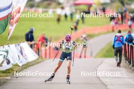 21.10.2023, Arcon, France (FRA): Clotilde Chevrier (FRA) - Biathlon Samse Summer Tour, sprint, Arcon (FRA). www.nordicfocus.com. © Thibaut/NordicFocus. Every downloaded picture is fee-liable.