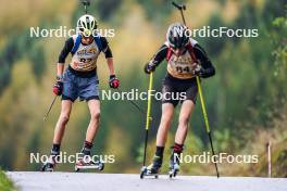 21.10.2023, Arcon, France (FRA): Walter Poirot (FRA) - Biathlon Samse Summer Tour, sprint, Arcon (FRA). www.nordicfocus.com. © Thibaut/NordicFocus. Every downloaded picture is fee-liable.