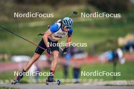 21.10.2023, Arcon, France (FRA): Axel Garnier (FRA) - Biathlon Samse Summer Tour, sprint, Arcon (FRA). www.nordicfocus.com. © Thibaut/NordicFocus. Every downloaded picture is fee-liable.