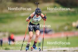 21.10.2023, Arcon, France (FRA): Julia Simon (FRA) - Biathlon Samse Summer Tour, sprint, Arcon (FRA). www.nordicfocus.com. © Thibaut/NordicFocus. Every downloaded picture is fee-liable.