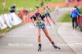 21.10.2023, Arcon, France (FRA): Juliane Jacob (FRA) - Biathlon Samse Summer Tour, sprint, Arcon (FRA). www.nordicfocus.com. © Thibaut/NordicFocus. Every downloaded picture is fee-liable.