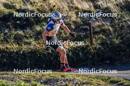 21.10.2023, Arcon, France (FRA): Raphael Dhenain (FRA) - Biathlon Samse Summer Tour, sprint, Arcon (FRA). www.nordicfocus.com. © Thibaut/NordicFocus. Every downloaded picture is fee-liable.