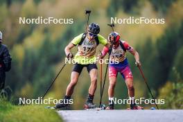 21.10.2023, Arcon, France (FRA): Théo Camps (FRA) - Biathlon Samse Summer Tour, sprint, Arcon (FRA). www.nordicfocus.com. © Thibaut/NordicFocus. Every downloaded picture is fee-liable.