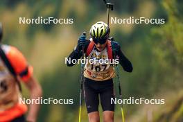 21.10.2023, Arcon, France (FRA): Bastien Simeon (FRA) - Biathlon Samse Summer Tour, sprint, Arcon (FRA). www.nordicfocus.com. © Thibaut/NordicFocus. Every downloaded picture is fee-liable.