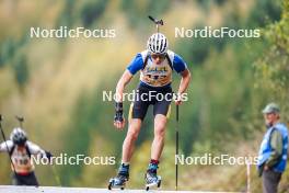 21.10.2023, Arcon, France (FRA): Emile Weiss (FRA) - Biathlon Samse Summer Tour, sprint, Arcon (FRA). www.nordicfocus.com. © Thibaut/NordicFocus. Every downloaded picture is fee-liable.